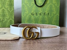 Belt gucci white for sale  Assonet