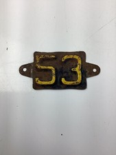 tab plate 1953 license for sale tab plate 1953 license for sale Calhan