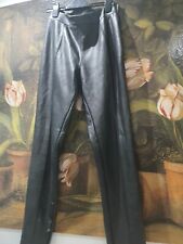 Black pvc trousers for sale  FELTHAM