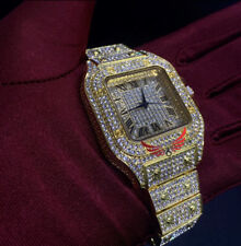 Mens iced gold for sale  NOTTINGHAM