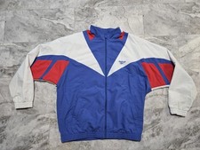 Jaqueta Reebok Classic Sport Twin Vector Masculina Tamanho G Azul Blast & Vermelha Zíper Completo comprar usado  Enviando para Brazil