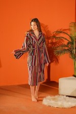 Striped hooded cotton d'occasion  Expédié en Belgium