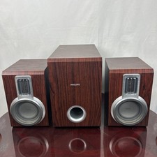 Alto-falantes Philips MCD703 2 vias subwoofer jacarandá 8 OHM testado funcionando, usado comprar usado Alto-falantes Philips MCD703 2 vias subwoofer jacarandá 8 OHM testado funcionando, usado comprar usado  Enviando para Brazil