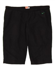 Bermuda esportiva masculina Nike grande preta poliéster AW09, usado comprar usado  Enviando para Brazil