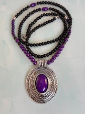 stone necklace purple for sale stone necklace purple for sale Saint George