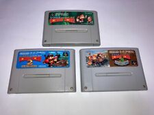 Lote Super Donkey Kong Country 3+2+1 Nintendo Super famicom SFC B importação do Japão comprar usado  Enviando para Brazil