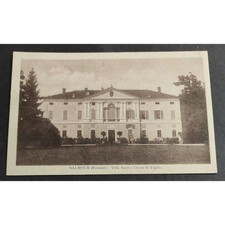 Cartolina salmour villa usato  Alessandria