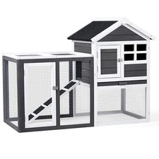 Wooden rabbit hutch for sale  Flanders
