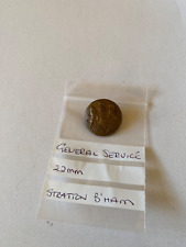 Brass button 22mm for sale  HINCKLEY