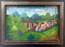 Tableau naïf équatorien d'occasion  Valréas