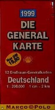Generalkarte deutschland 1999 gebraucht kaufen  Berlin