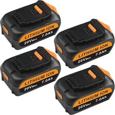 Pacote com 4 atualizações 7.0Ah substituição para bateria Dewalt 20V compatível com Dewalt comprar usado  Enviando para Brazil