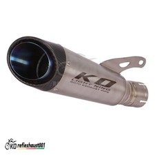 Silenciador de escape tubo traseiro titânio motocicleta BMW S1000R 10-16 S1000RR 10-14 comprar usado  Enviando para Brazil
