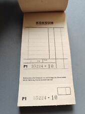 Konsum quittung kassenzettel gebraucht kaufen  Rabenau