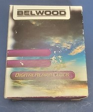 RARO rádio despertador digital Belwood novo na caixa aberto vintage  comprar usado  Enviando para Brazil