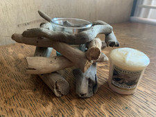 Driftwood candle holder for sale  COVENTRY