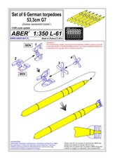Aber - S 1:350 L-061 - 6 Torpilles Allemandes 53,3cm G7, usado comprar usado  Enviando para Brazil
