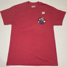 Usado, Camiseta masculina gráfica Super Mario Bros tamanho médio cor vermelha comprar usado  Enviando para Brazil