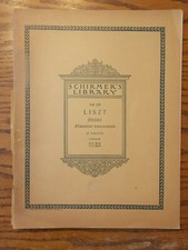 Franz liszt etudes d'occasion  Expédié en Belgium