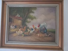 Altes ölgemälde hühnerstall gebraucht kaufen Altes ölgemälde hühnerstall gebraucht kaufen  Völklingen