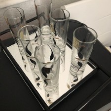 Plateau verre bois d'occasion  Le Coudray-Montceaux