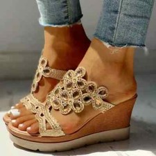 Damen sommer keilabsatz gebraucht kaufen  Hannover