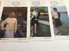 Knitting machine patterns for sale  WELLINGTON