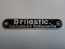 Typenschild drilastic franke gebraucht kaufen  Deutschland