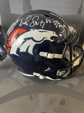 Capacete Broncos Rod Smith & Ed McCaffrey assinado tamanho completo Speed Rep BAS Witnessed comprar usado  Enviando para Brazil