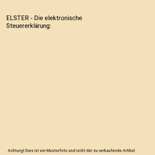 Elster elektronische steuererk gebraucht kaufen  Trebbin