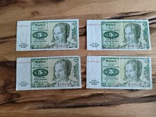 Scheine 3x1980 1x1960 gebraucht kaufen  Schwabach