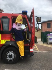 Fireman sam mascote for sale  FORFAR