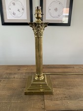 Antique brass reeded for sale  WARWICK