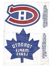 FOLHAS DE BORDO TORONTO RESISTENTES DOS ANOS 1960 NÃO USADAS E FERRO MONTREAL CANADIENS NA TRANSFERÊNCIA!! comprar usado  Enviando para Brazil