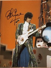 Foto/imagem autografada 8x10 Purple Rain assinada por Prince + certificado de autenticidade comprar usado  Enviando para Brazil