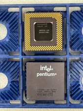 Vintage Intel Cerâmica Pentium GOLD Pin CPU 75 90 100 120 133 150 166 200 (1 PC), usado comprar usado  Enviando para Brazil