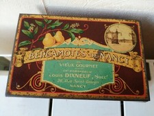 Ancienne boîte bergamotes d'occasion  Clermont-en-Argonne