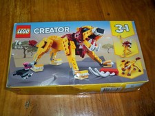 LEGO Creator 3 w 1, 31112 Dziki Lew w idealnym stanie, kompletny. na sprzedaż  Wysyłka do Poland