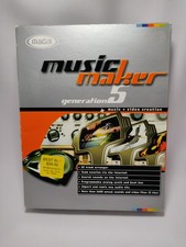 MUSIC MAKER Generation 5 Software DAW 3 CD Disc By MAGIX Vintage Y2K Techno 2000 comprar usado  Enviando para Brazil