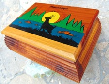 Vintage cedar trinket for sale  Coeur D Alene