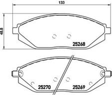 Brembo 054 kit usato  Casapesenna