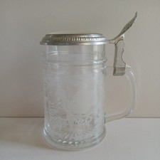 Vintage etched glass for sale  ROSSENDALE