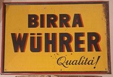 Insegna birra wuhrer usato  Senigallia