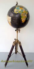 Globo de escritório escola estilo vintage mundo 12" tripé de metal suporte mesa autêntica comprar usado  Enviando para Brazil