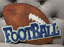 Metal football die for sale  Annville