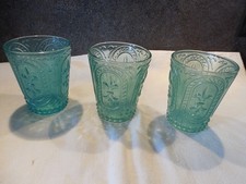 Gläser türkis geprägt gebraucht kaufen  Michelstadt