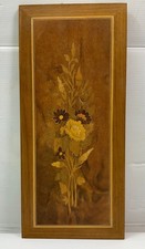 Marquetry floral panel for sale  UK