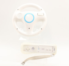 Controle remoto Nintendo Wii OEM branco e volante de corrida Mario Kart comprar usado  Enviando para Brazil