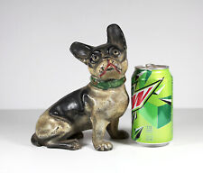 Antiga batente de porta BULDOGUE FRANCÊS DA DÉCADA DE 1920 ainda banco Hubley pintura original ferro fundido comprar usado Antiga batente de porta BULDOGUE FRANCÊS DA DÉCADA DE 1920 ainda banco Hubley pintura original ferro fundido comprar usado  Enviando para Brazil