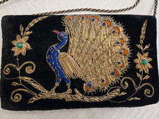Beaded peacock black for sale  Marion